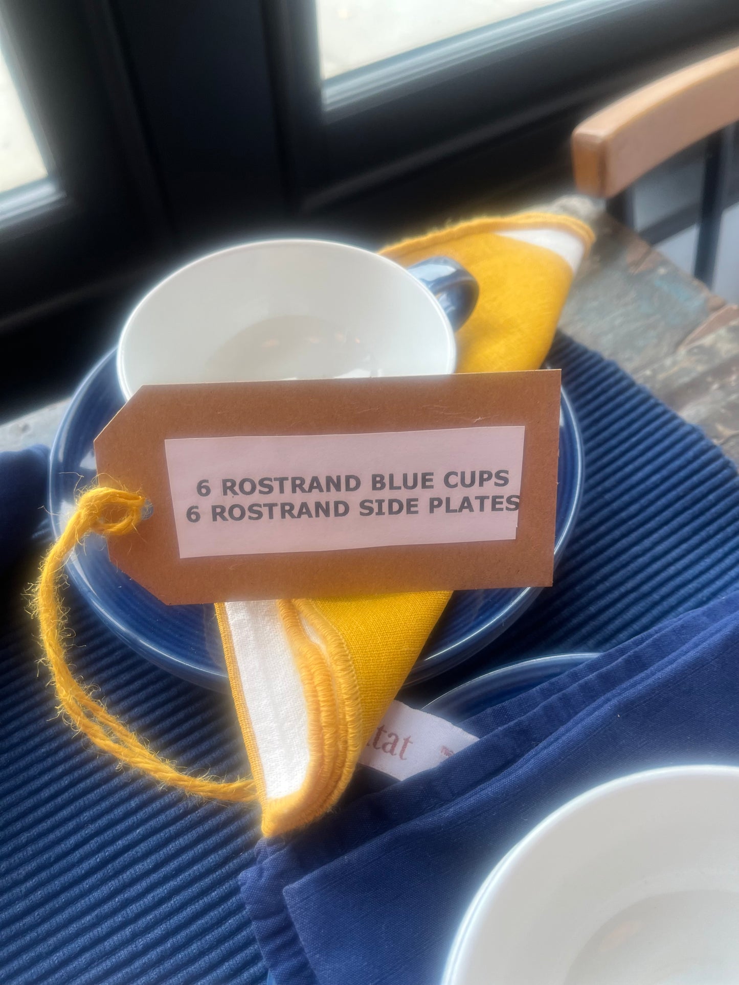 Rörstrand six cups and saucers