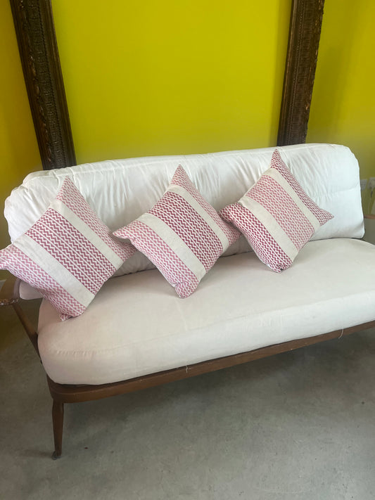 Ercol three seat stickback sofa