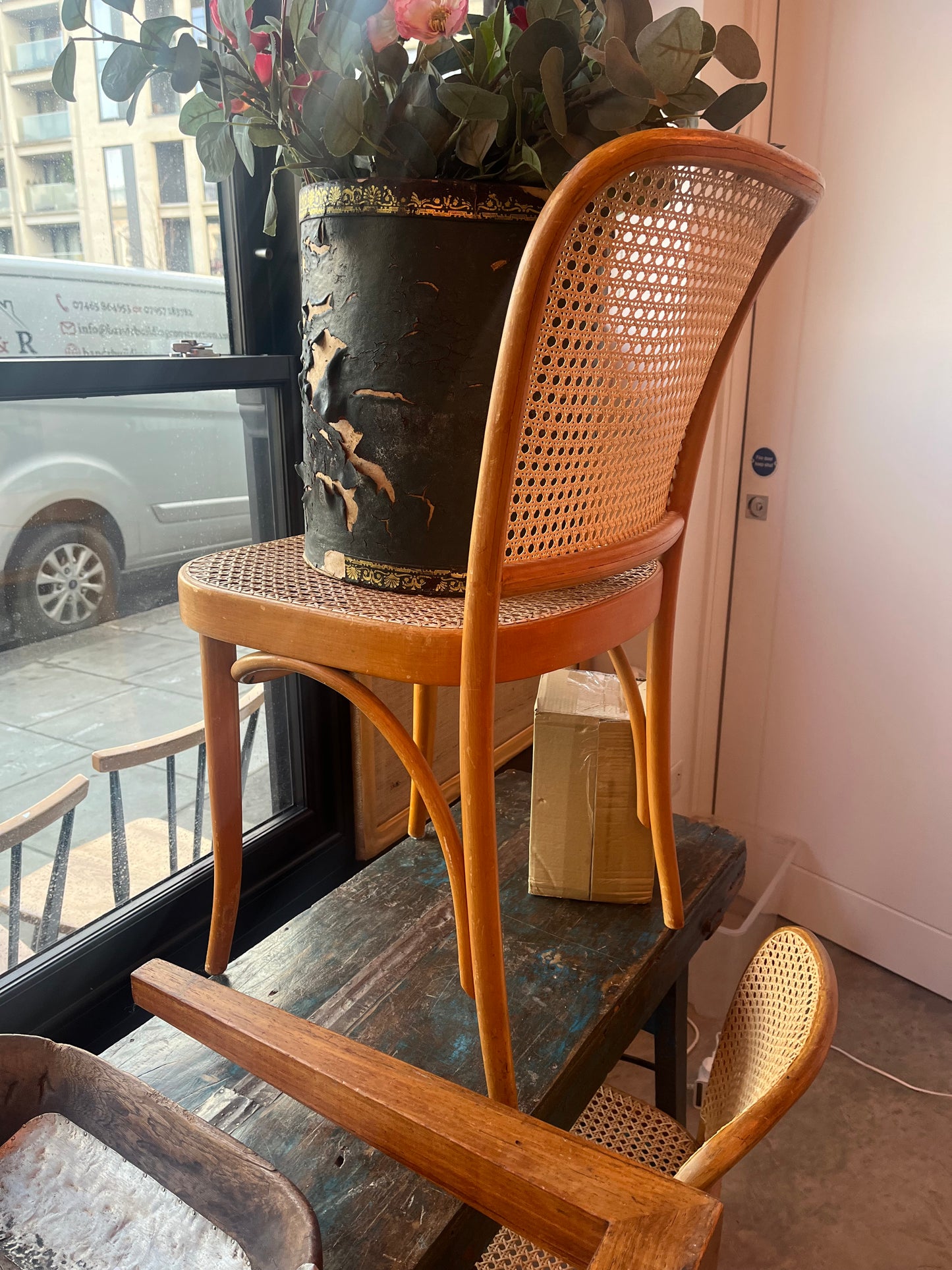 4 Thonet cane chairs