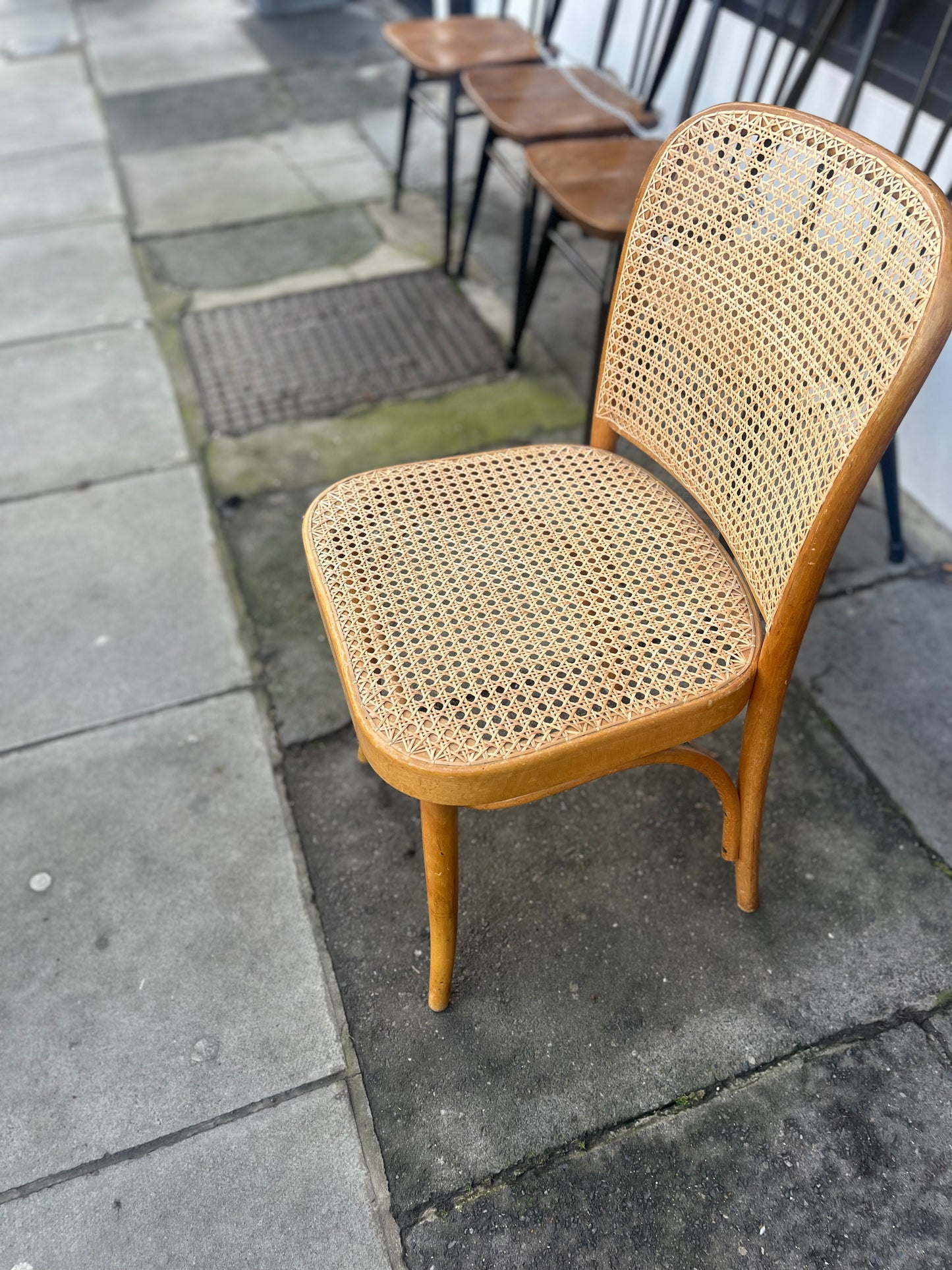 4 Thonet cane chairs