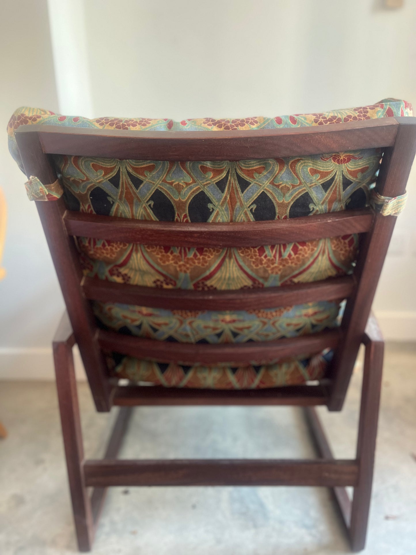 Danish rosewood open frame capella style easy chairs