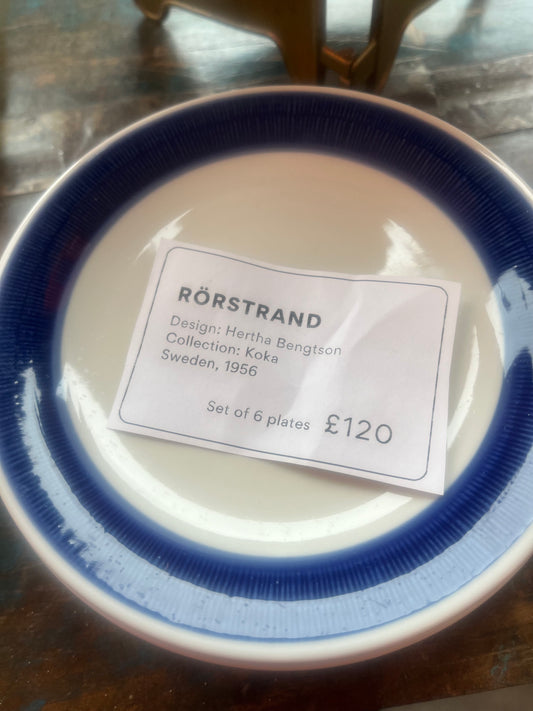 Rorstrand - set of 6 plates