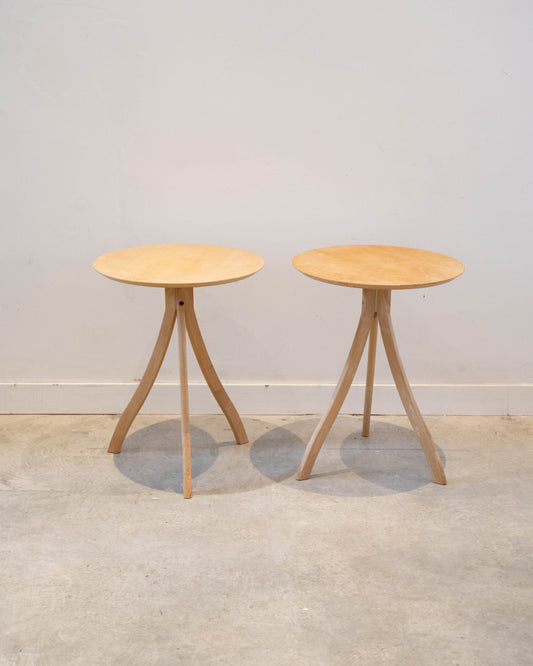 A pair Danish wine tables