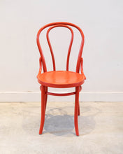 Load image into Gallery viewer, Thonet bistro chair in red - 2 only