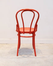 Load image into Gallery viewer, Thonet bistro chair in red - 2 only