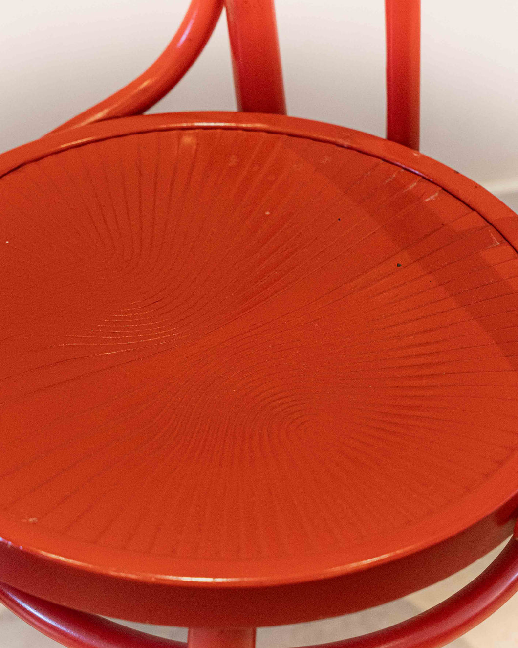Thonet bistro chair in red - 2 only