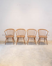Load image into Gallery viewer, Ercol cowhorn horseshoe chair - set of four