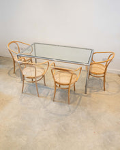 Load image into Gallery viewer, 4 THONET BENTWOOD CHAIRS WITH ARM