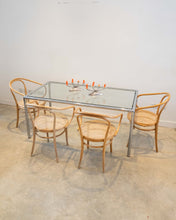 Load image into Gallery viewer, 4 THONET BENTWOOD CHAIRS WITH ARM