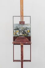 Load image into Gallery viewer, Grey And Yellow Abstract By Bogdan Mihai Radu