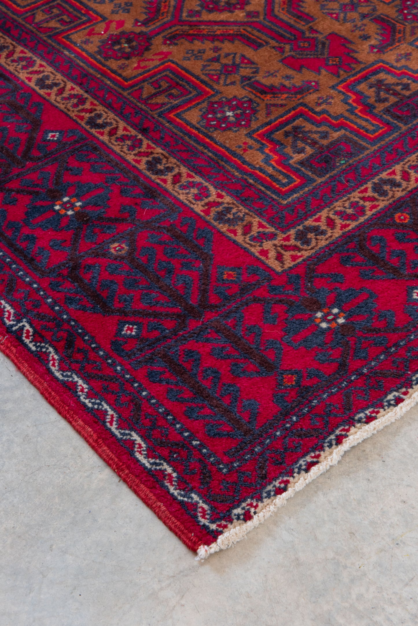 North east persian meshad beluch - Red and deep pink