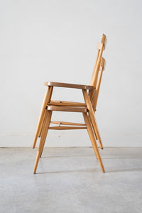 Ercol stick stacking chair