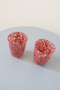 Art glass - mottled red - venitian