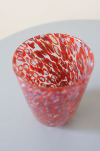 Art glass - mottled red - venitian