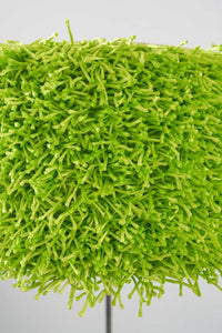 Standard lamp with green shag pile shade reduced to £300