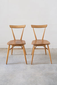 Ercol stick stacking chair