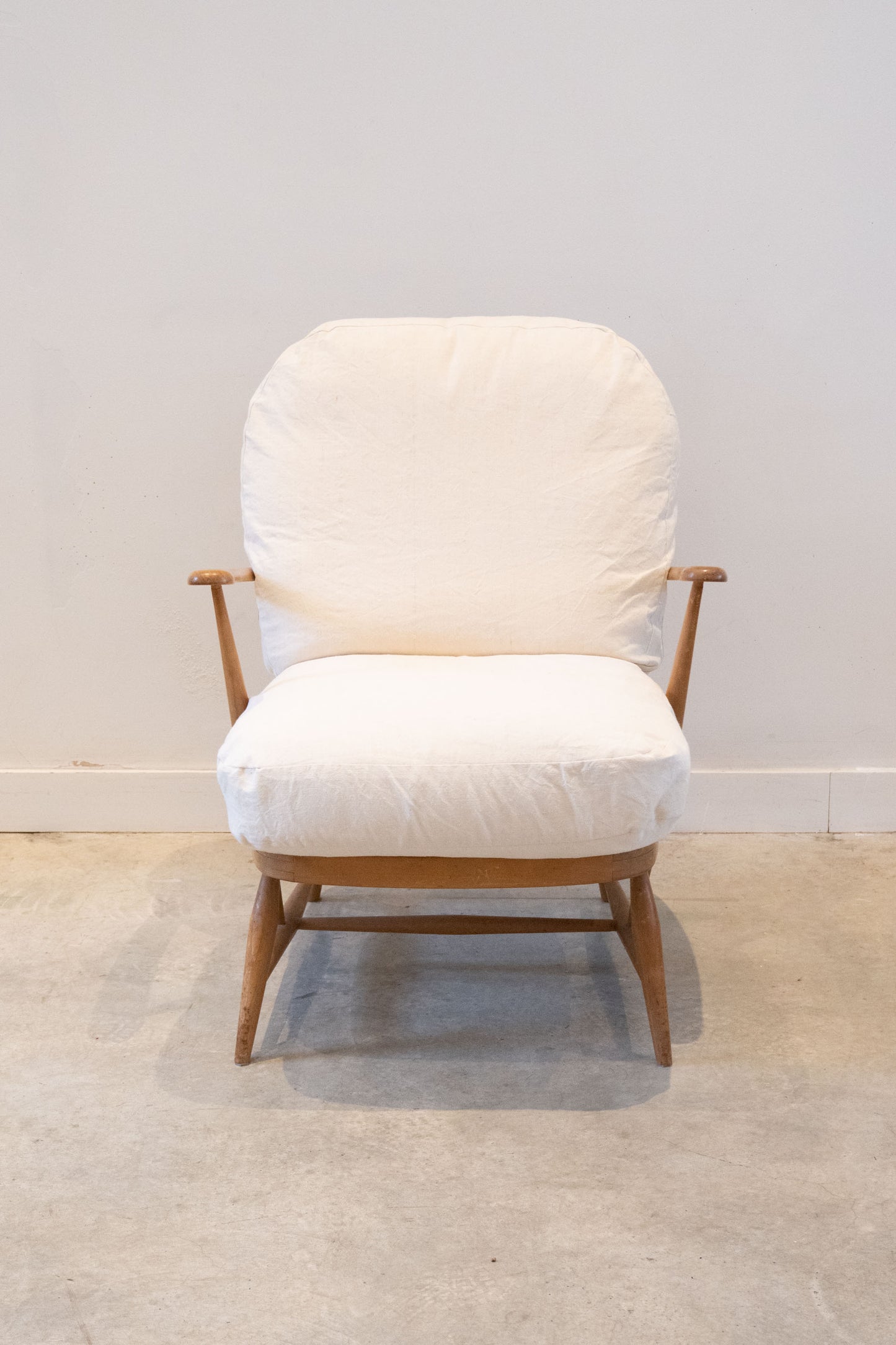 Ercol stick back armchair