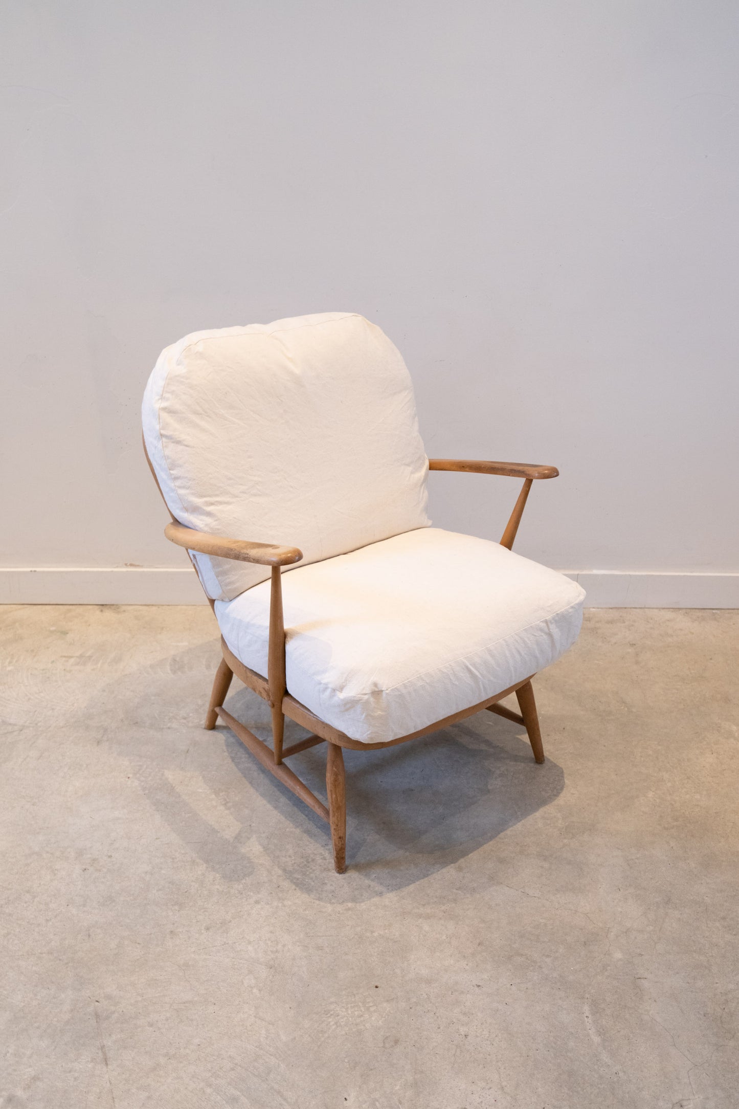 Ercol stick back armchair