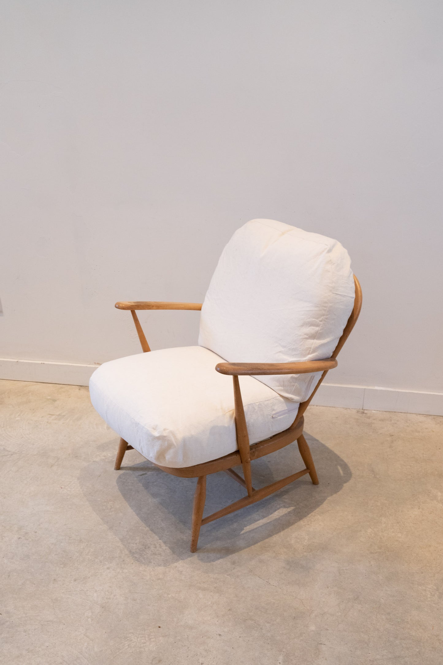 Ercol stick back armchair