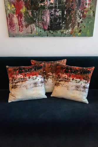 Velvet cushion by designed by Bogdan Mihai Radu